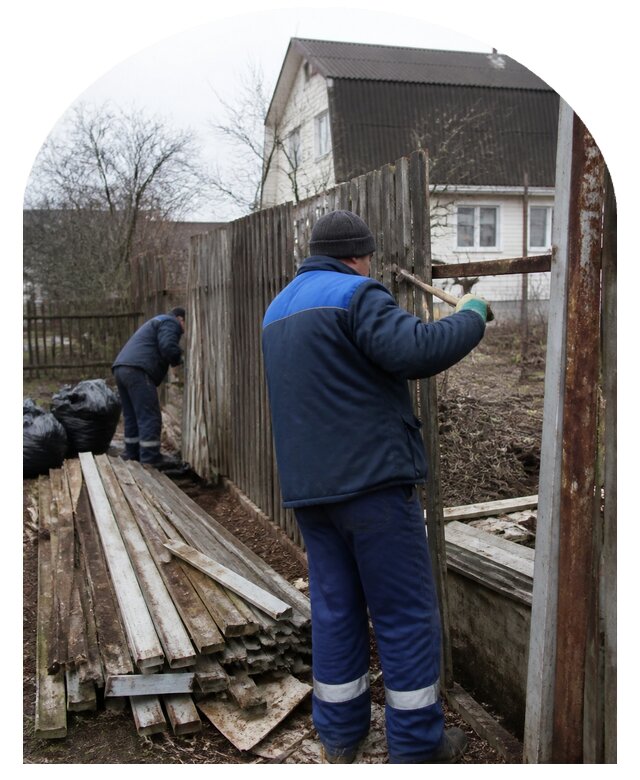 Демонтаж забора в Верхнем Уфалее по цене от 4605 р. | Метпроект-Врф